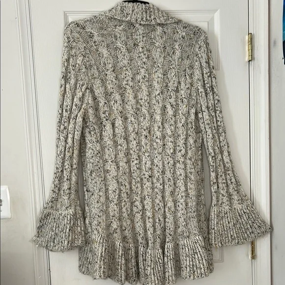 Apt. 9 - Cream and Black Women's Cardigan - Picture 2 of 2